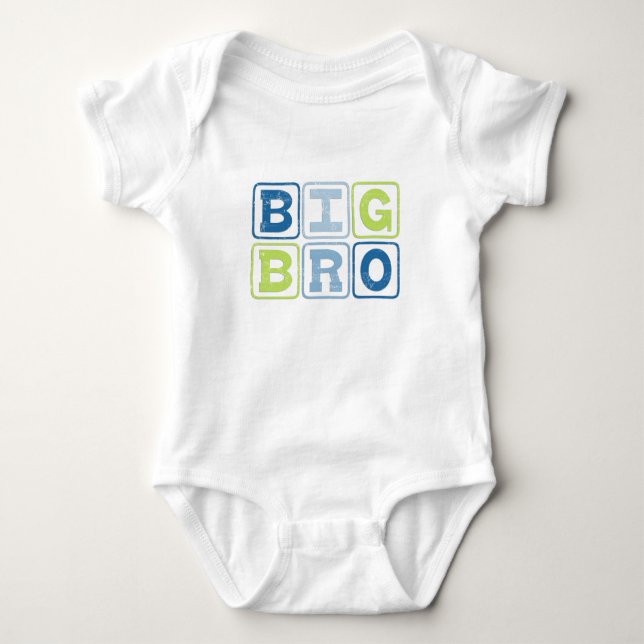 BIG BRO OUTLINE BLOCKS T-SHIRT (Framsida)