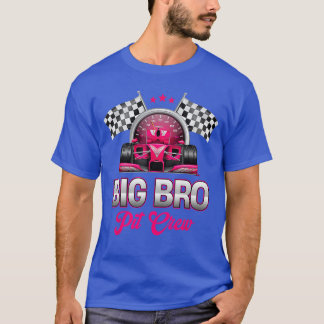 Big Bro Pit Crew Tävling Birthday Girl Party Tävla T Shirt