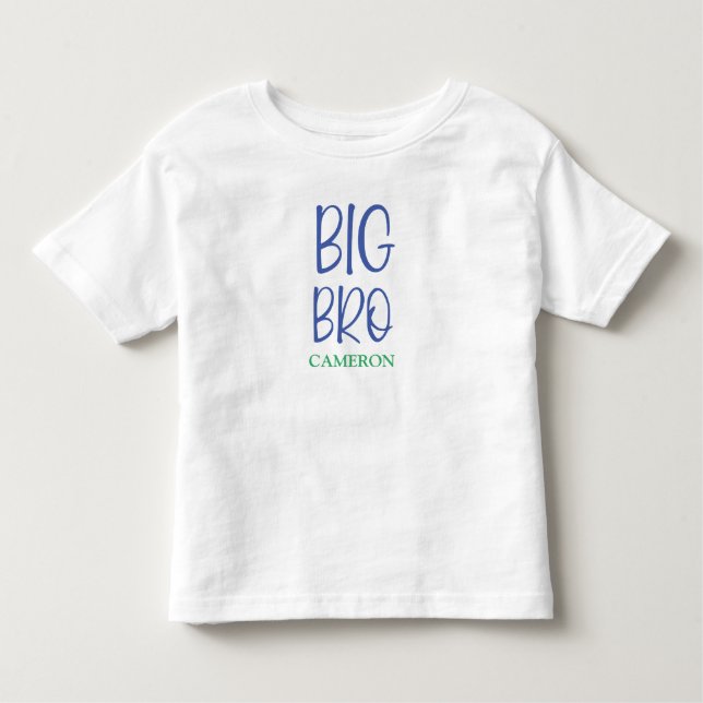 Big Bro Syskon Namn T Shirt (Framsida)