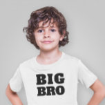 Big Bro T Shirt<br><div class="desc">Big bro t-shirt for a kid with a younger sibling. Brother to a younger sibling.</div>