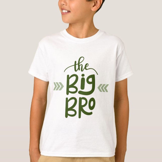 Big Bro T-Shirt for Big Brothers (Framsida)