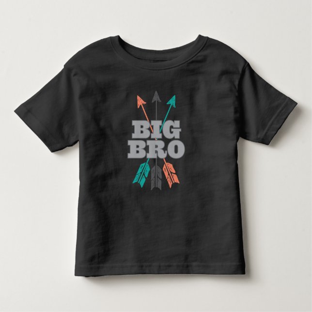 Big Bro Tribal Arrows Brother Boys T-shirt (Framsida)