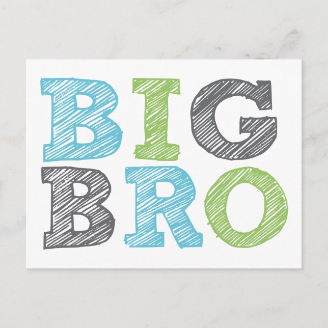Big Bro Vykort (Framsida)