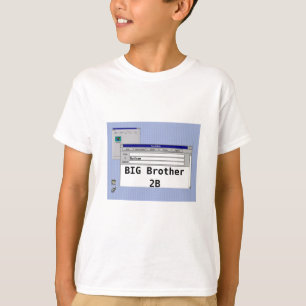 BIG-broder 2B - förväntat datortema för SIB T Shirt