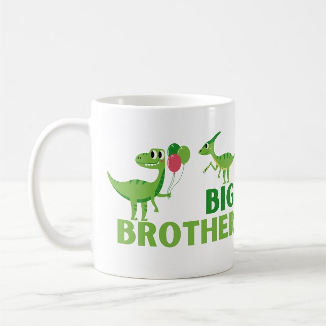 Big bror dinosaur kaffemugg (Vänster)