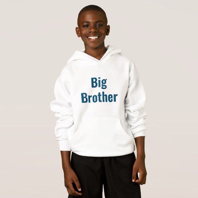 Big bror hoodie t shirt (Hel framsida)