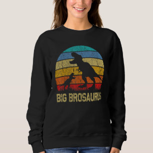 Big BroSaurus T Rex Dinosaur Big Brother Saurus Fa Shirt