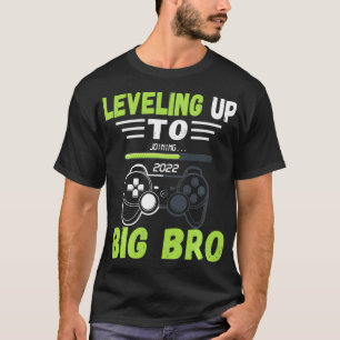 Big Brother 2022 Leveling up to big bro, Kids Game T Shirt