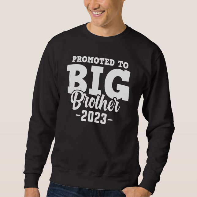 Big Brother 2023 For Toddler Youth Pregnancy Annou Lång Ärmad Tröja (Framsida)