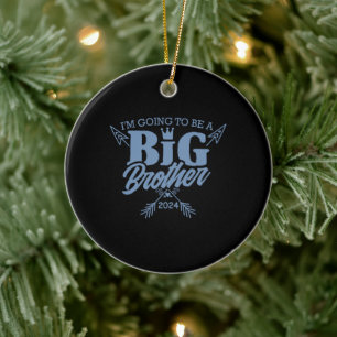 Big Brother 2024: Perfekt Birth Gift! Julgransprydnad Keramik