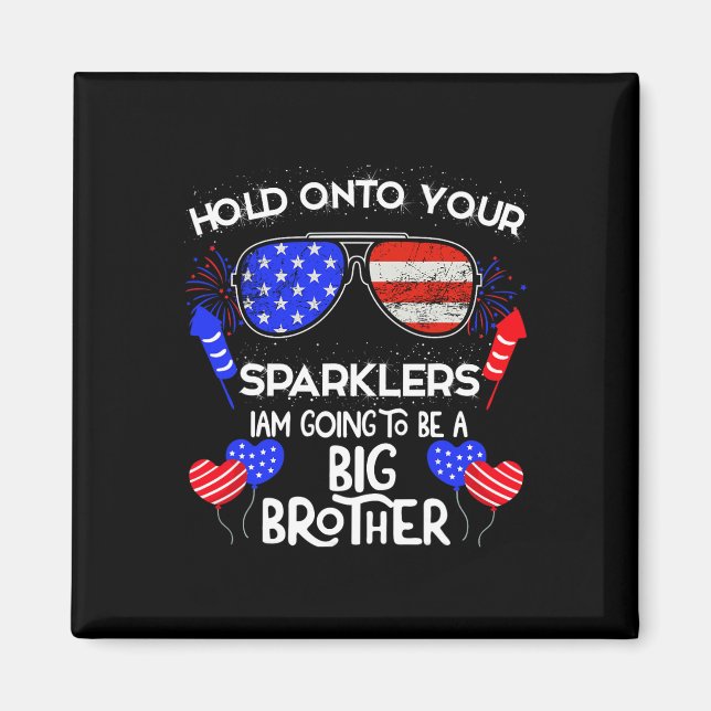 Big Brother 4 juli graviditetsmeddelande Magnet (Framsidan)