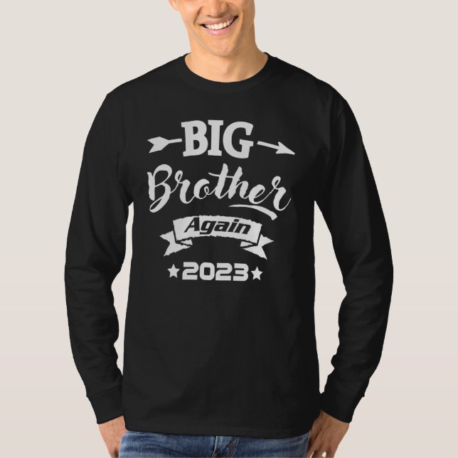 Big Brother Again 2023 Baby Announcement Boys Todd T Shirt (Framsida)