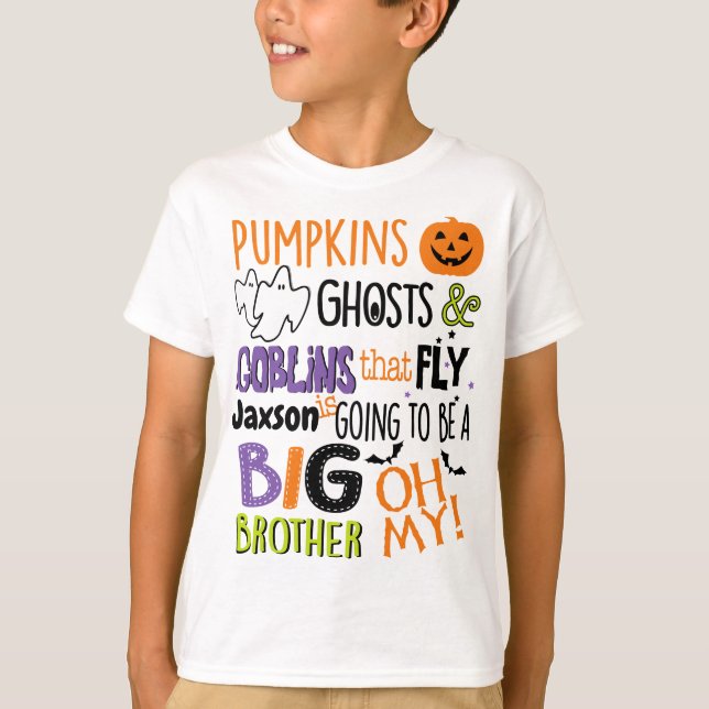Big Brother Announcement Shirt Halloween T Shirt (Framsida)