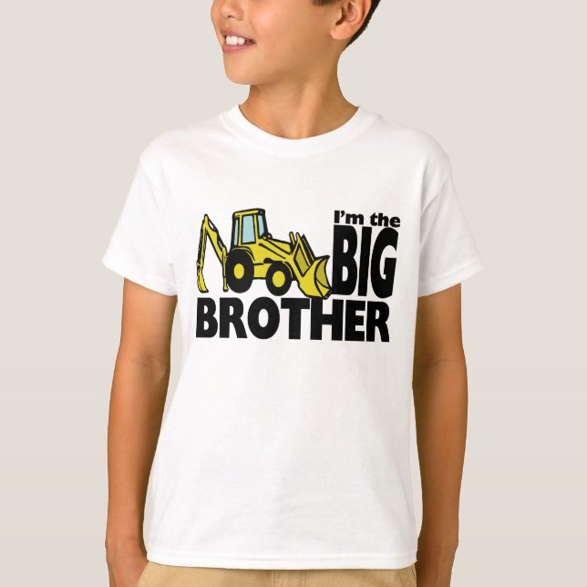 Big Brother Backhoe T Shirt (Framsida)