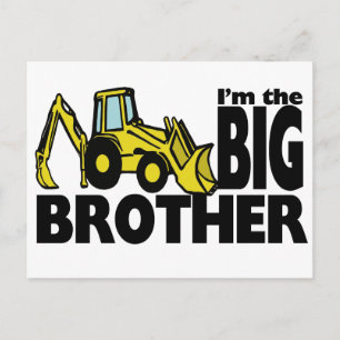 Big Brother Backhoe Vykort