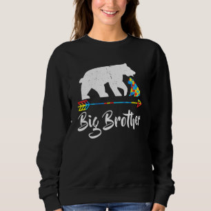 Big Brother Bear Autism Awareness Proud Autism Mo T Shirt