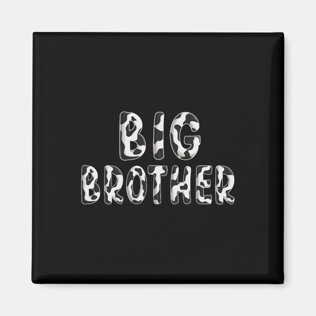 Big Brother Birthday Family Matching Fars dag B Magnet (Framsidan)