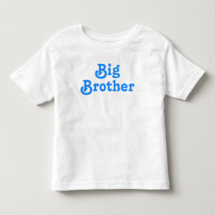 Big Brother Blå Typografi  T Shirt