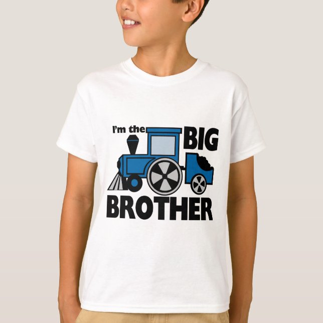 Big Brother Blue Tåg T Shirt (Framsida)