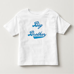 Big Brother Blue Text Tee