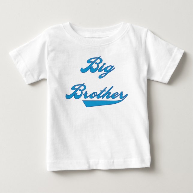 Big Brother Blue Text Tröja (Framsida)