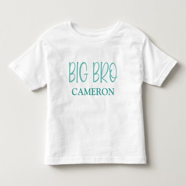 Big Brother Bro Syskon Namn T Shirt (Framsida)