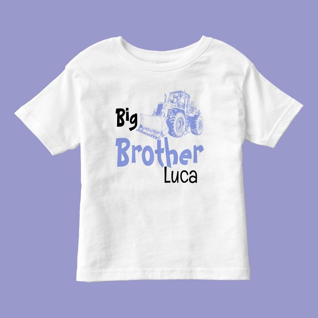 Big Brother Bulldozer Anpassat Namn - Konstruktion T Shirt (Skapare uppladdad)