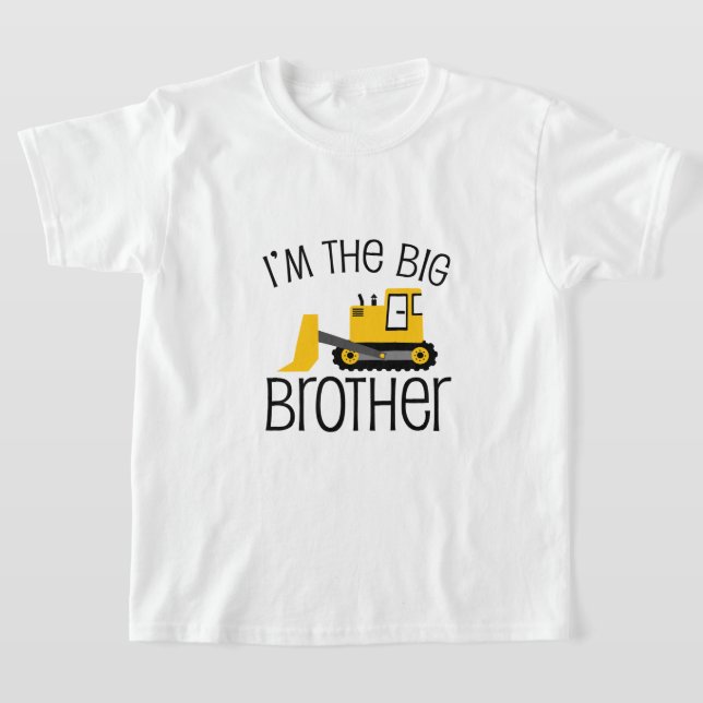 Big Brother Construction Front Loader Tee Shirt (Laydown)