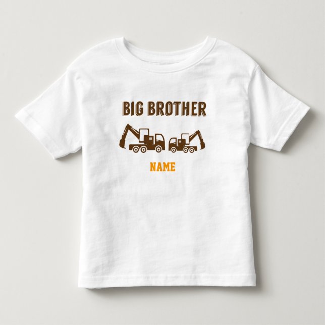 Big Brother Construction Lastbil Tee Shirt (Framsida)