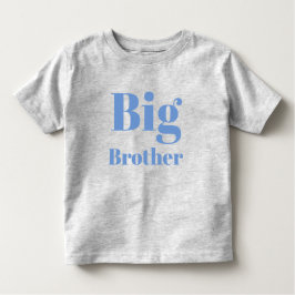 Big Brother cornblommblå brev söt T Shirt