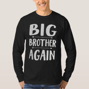 Big Brother Cute Boho Syskon Gravid Anno T Shirt