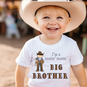 Big Brother Cute Cowboy Rootin'Tootin' T Shirt