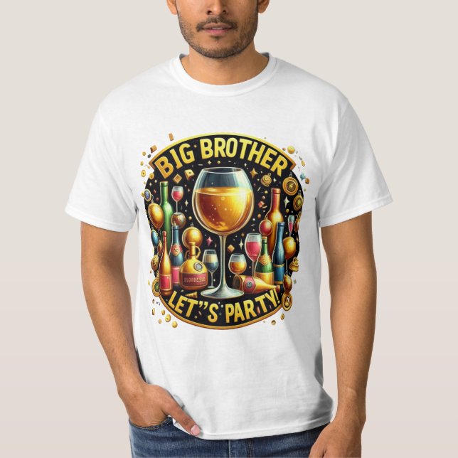 Big Brother Det är Rave Time T Shirt (Framsida)