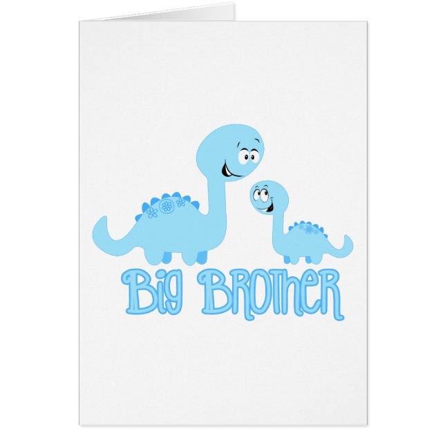 Big Brother Dinosaur Hälsningskort (Framsidan)