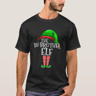 Big Brother Elf Group Matching Family Jul T Shirt
