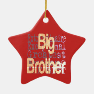 Big Brother Extraordinaire Julgransprydnad Keramik