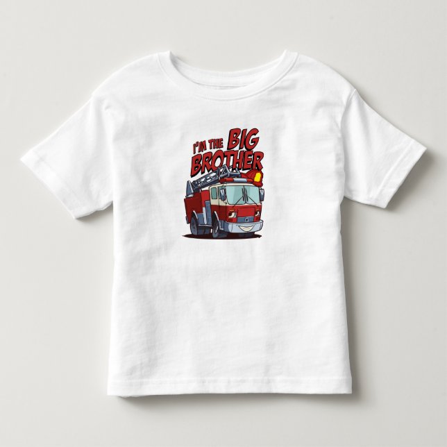 Big Brother Fire Lastbil Tee (Framsida)