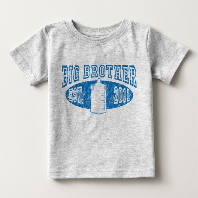 Big Brother Flaska Distress Tee Shirt (Framsida)