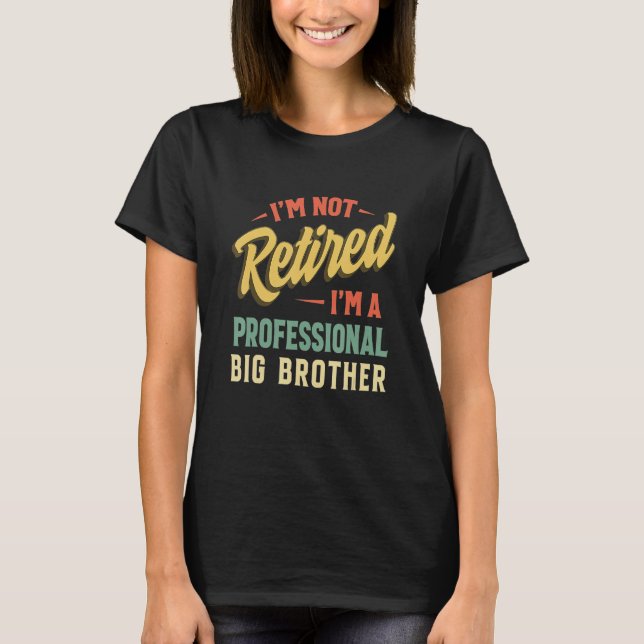 Big Brother För manar Fars dag Retrött Big T Shirt (Framsida)