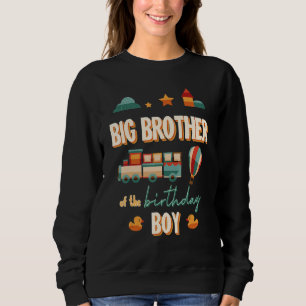 Big Brother från födelsedagspojken Tåg temat Match T Shirt