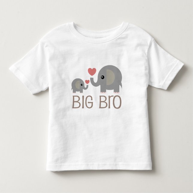 Big Brother Gift Idea Elephant Tröja (Framsida)