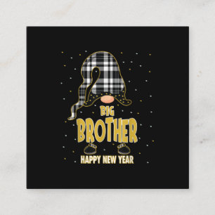 Big Brother Gott nytt år Matchande gåva Fyrkantigt Visitkort