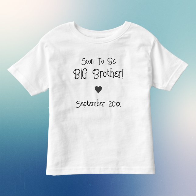 Big Brother Graviditetsannonsering T Shirt (Skapare uppladdad)