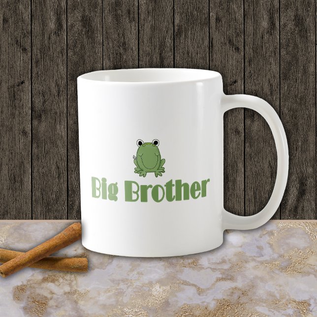Big Brother Grönt Frog Kaffemugg (Skapare uppladdad)