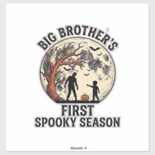 Big Brother Halloween Första Kusliga Säsongen Vint Klistermärken