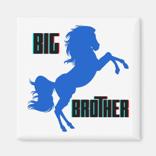 Big Brother Horse Rearing Magnet