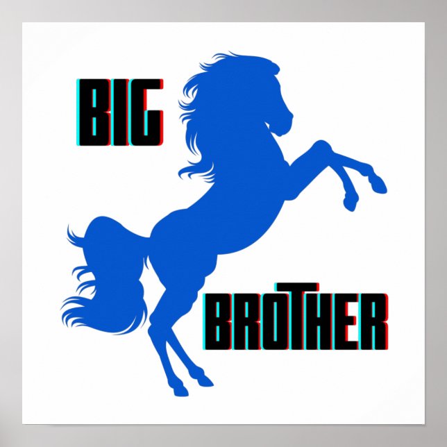 Big Brother Horse Rearing Poster (Framsidan)