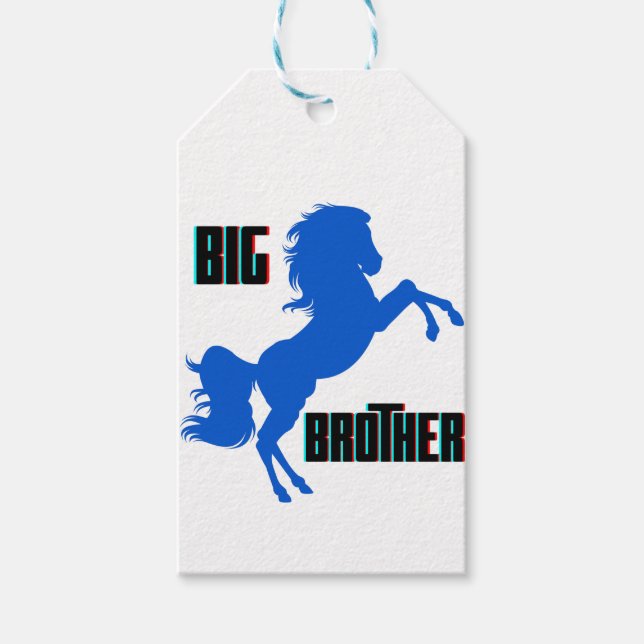 Big Brother Horse Rearing Presentetikett (Framsidan)