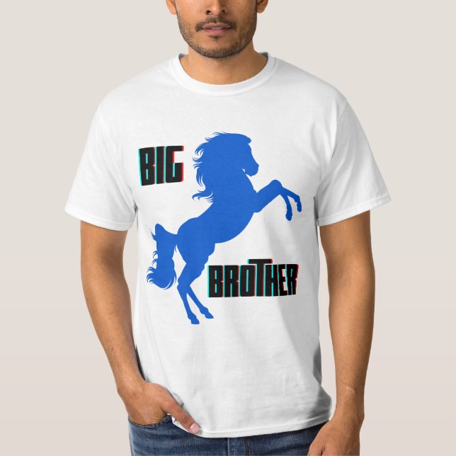 Big Brother Horse Rearing T Shirt (Framsida)