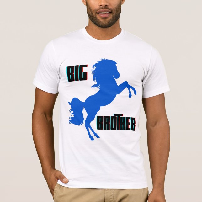 Big Brother Horse Rearing T Shirt (Framsida)
